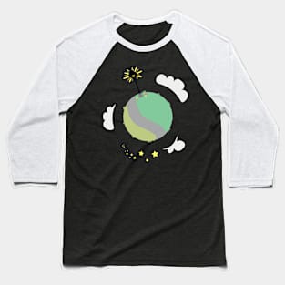 The Little Lamp Planet Baseball T-Shirt